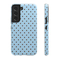 Blue & Brown Dots Samsung Galaxy Case