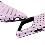 Pink & Black Dots iPhone Case