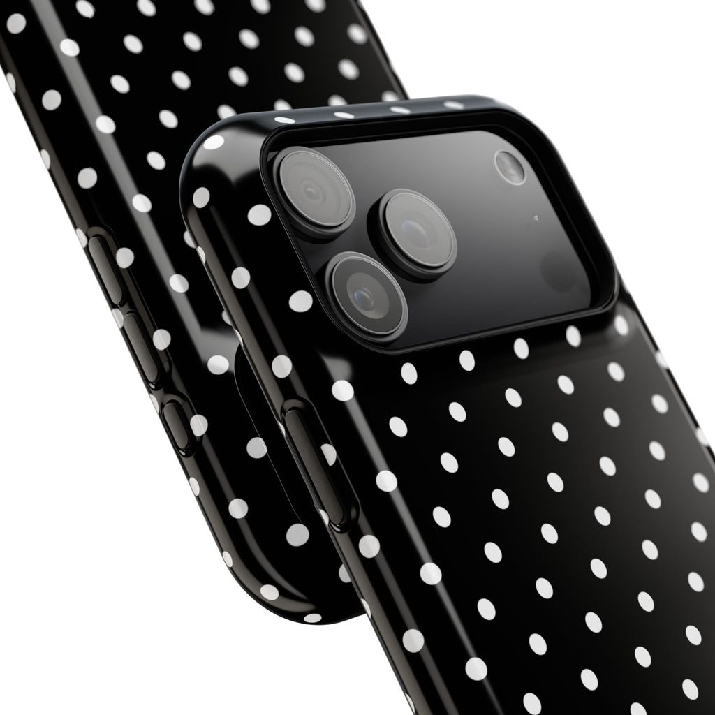 Black & White Dots iPhone Case