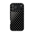 Black & White Dots iPhone Case