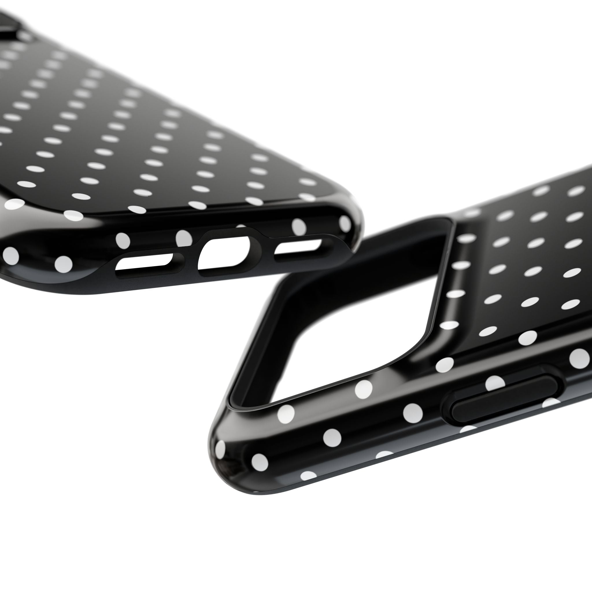 Black & White Dots iPhone Case