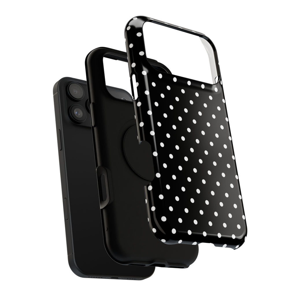 Black & White Dots iPhone Case