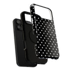 Black & White Dots iPhone Case