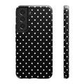 Black & White Dots Samsung Galaxy Case