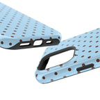 Blue & Brown Dots MagSafe iPhone Case